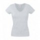 T-SHIRT VALUEWEIGHT DONNA SCOLLO A V FRUIT OF THE LOOM TUTTI I COLORI MAGLIA FR613980 LADY FIT SAGOMATA 100% COTONE