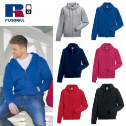 FELPA RUSSEL CON ZIP CAPPAPPICCIO UOMO JE266M 80%C. 20%P. 