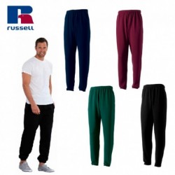 PANTALONI FELPATI RUSSELL IN FELPA CON ELASTICO ALLE CAVIGLIE JE750M