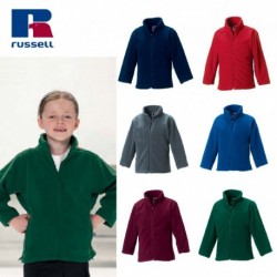 FELPA PILE RUSSEL BAMBINO JE8700B THERMO KIDS ZIP LUNGA 