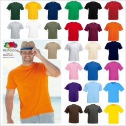 T-SHIRT ADULTO FR610360 FRUIT VALUEWEIGHT 100% COTONE MANICA CORTA