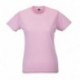 T-SHIRT RUSSELL LADY MANICA CORTA ADERENTE GIROCOLLO DONNA 100%COTONE 145GR JE155F