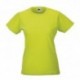 T-SHIRT RUSSELL LADY MANICA CORTA ADERENTE GIROCOLLO DONNA 100%COTONE 145GR JE155F