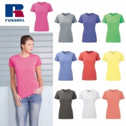 T-SHIRT RUSSELL MANICA CORTA HD T DONNA MISTO COTONE JE165F 65%P. 35%C. 