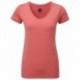 T-SHIRT RUSSELL LADY MANICA CORTA HD T DONNA MISTO COTONE JE166F SCOLLO A V