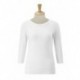 T-SHIRT DONNA MANICA 3/4 ELASTICIZZATA JE992F RUSSELL