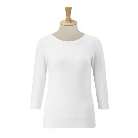 T-SHIRT DONNA MANICA 3/4 ELASTICIZZATA JE992F RUSSELL