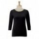 T-SHIRT DONNA MANICA 3/4 ELASTICIZZATA JE992F RUSSELL