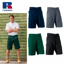 BERMUDA PANTALONI LAVORO CORTI UOMO JE002M TWILL RUSSELL