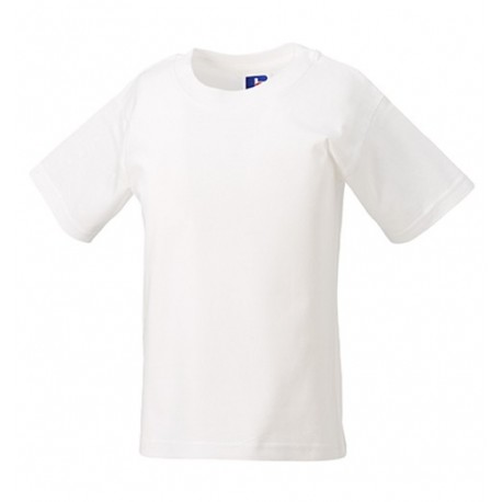 T-SHIRT BAMBINO MANICA CORTA JEZT150 LEGGERA RUSSELL COTONE