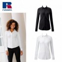 CAMICIA RUSSELL DONNA ELASTICIZZATA MANICA LUNGA 93%C 7%E 