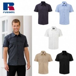 CAMICIA RUSSELL UOMO MANICA CORTA CON RISVOLTO COT.WIL JE919M