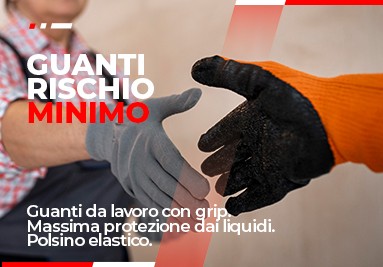 Guanti da lavoro rischio minimo